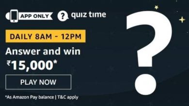 15000 Pay Balance Amazon Quiz Answers
