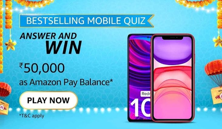 Amazon Bestselling Mobile Quiz answers