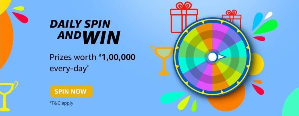 Amazon Daily Spin And Win Quiz Answers