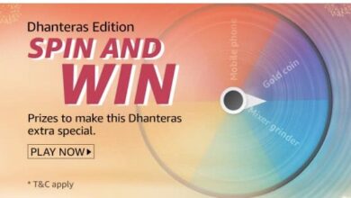 Amazon Dhanteras Edition Spin & Win Quiz 2nd Nov 2020 Answers
