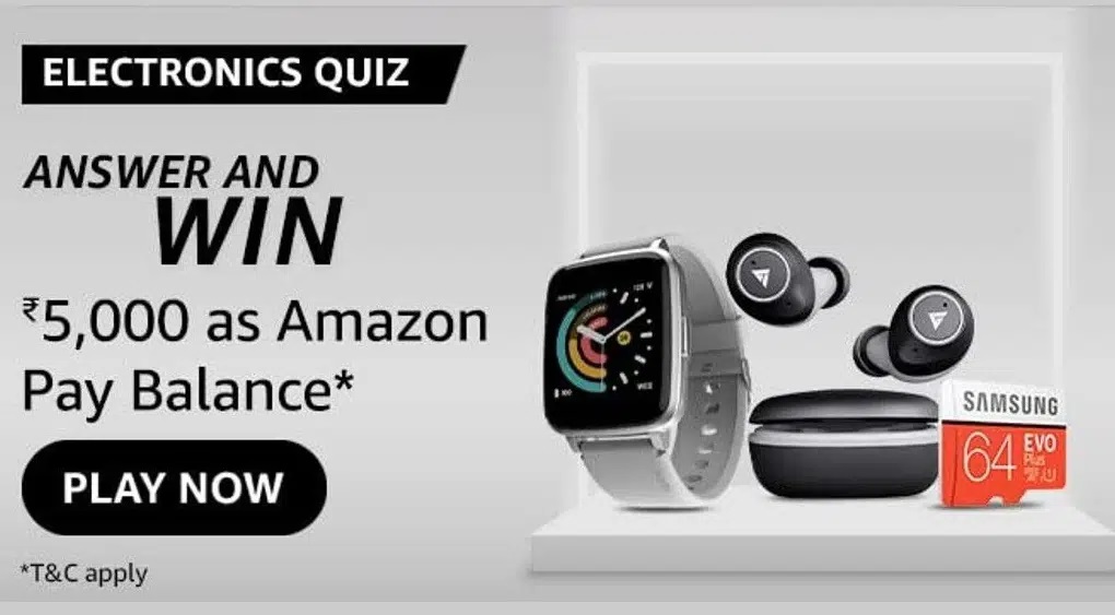 Amazon Electronics Quiz Answers