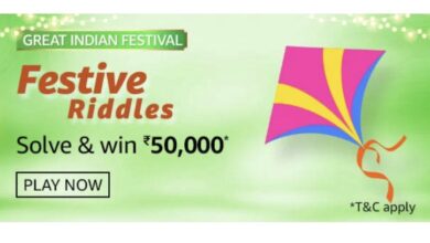 Amazon Great Indian Festival Festive Riddles Quiz Answers