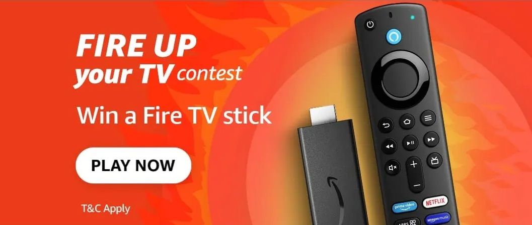 Amazon Fire Up Your TV Contest Quiz