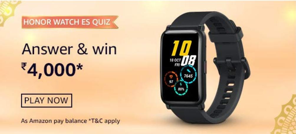 Amazon Honor Watches Quiz Answers