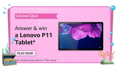 Amazon Lenovo Quiz 21st July