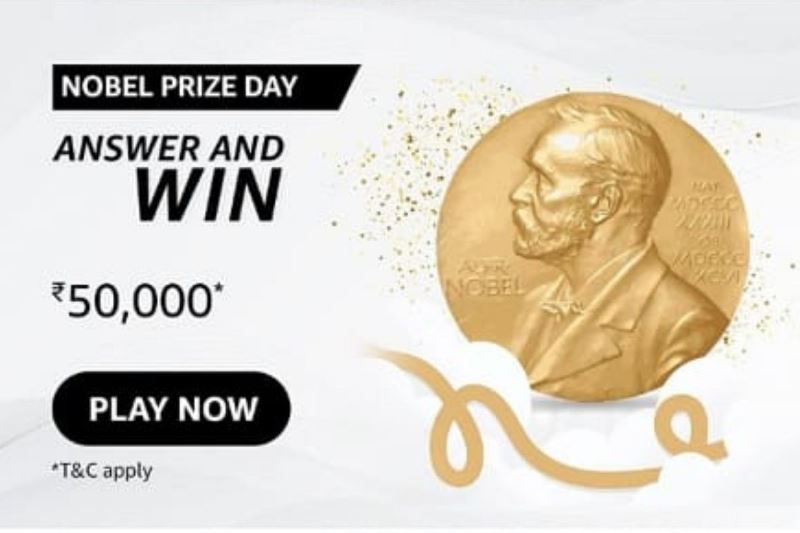 Amazon Nobel Prize Day Quiz Answers