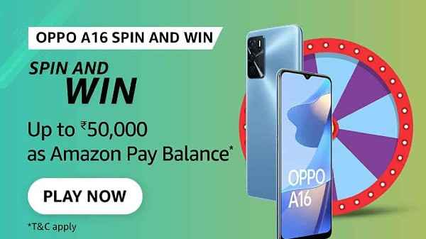 Amazon OPPO A16 Spin & Win Quiz Answers