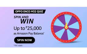Amazon Oppo Enco M32 Spin Quiz Answers