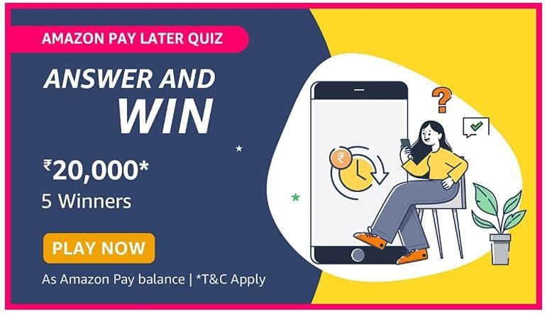Amazon Pay Later Quiz Answers