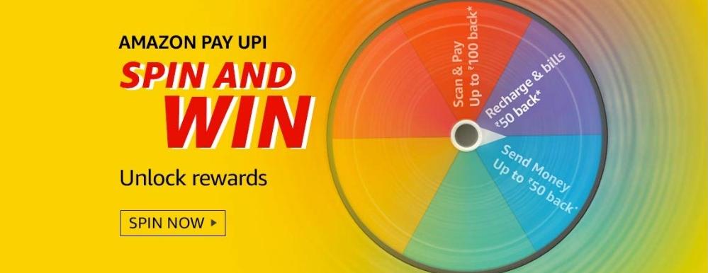 Amazon Pay UPI Spin And Win Quiz Answer