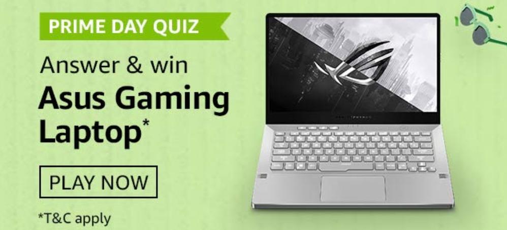 Asus Gaming Laptop Prime Day Quiz