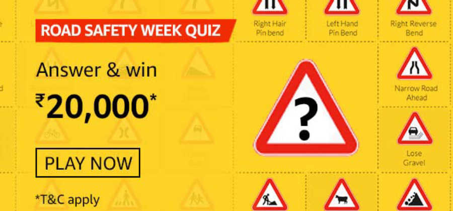 Amazon Road Safety Week Quiz Answers