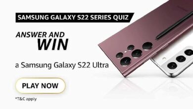 Amazon Samsung Galaxy S22 Series Quiz Answers: Win S22 Ultra 5G