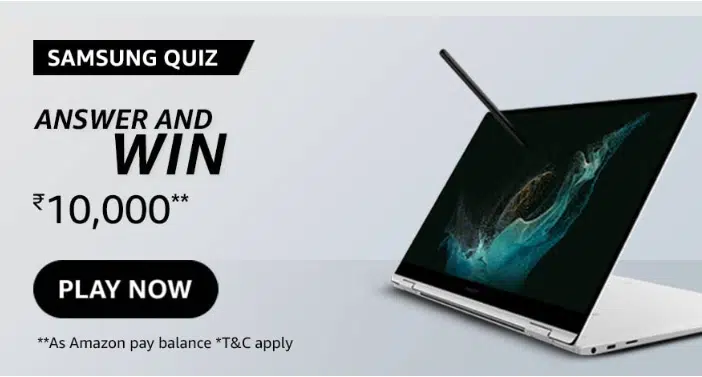 Amazon Samsung Laptops Quiz Answers