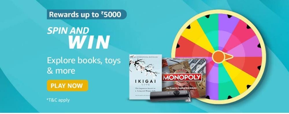 Amazon Spin And Win Quiz Answers