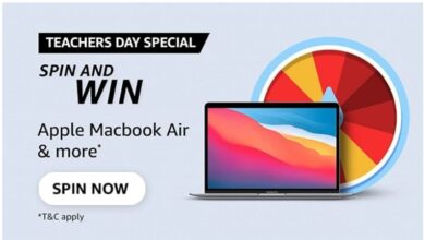 Amazon Teachers day special quiz spin and win