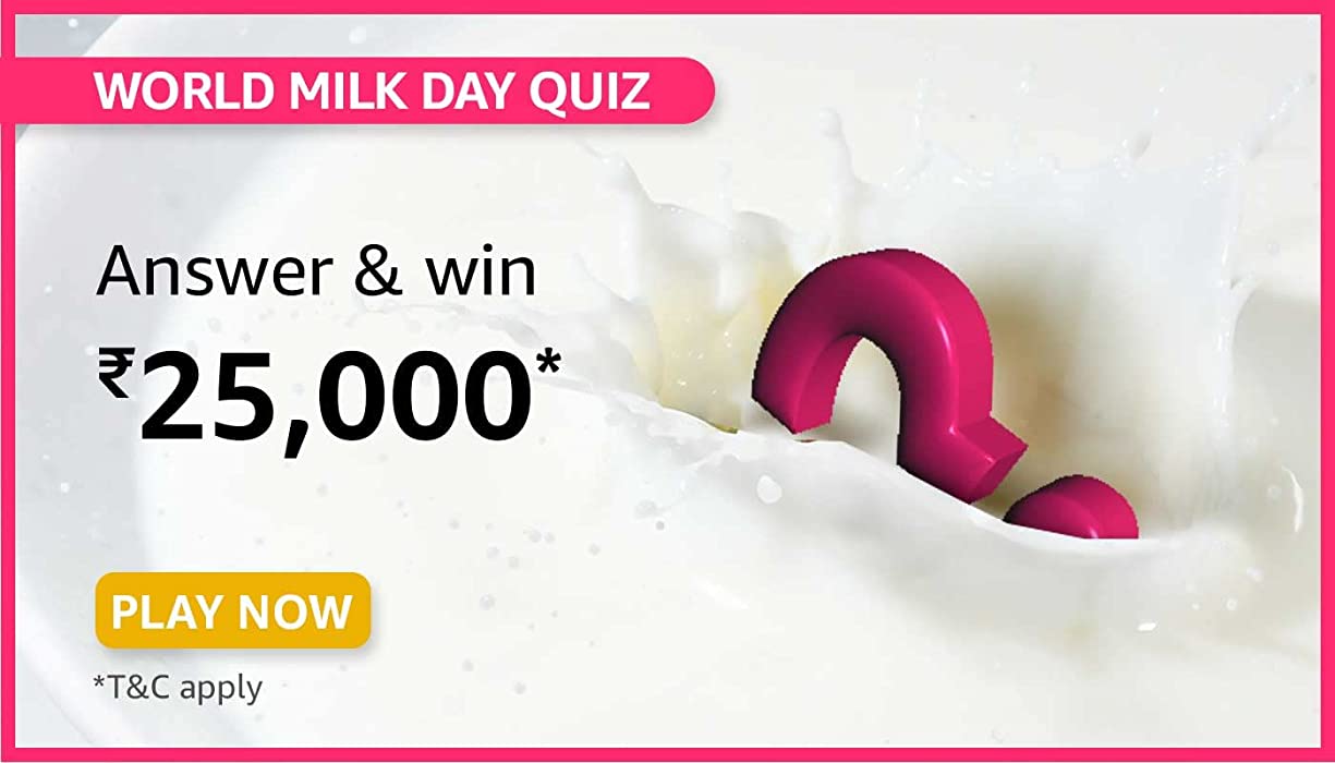 Amazon World Milk Day Quiz Answers