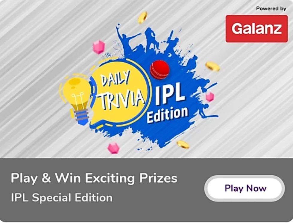 Flipkart Daily Trivia IPL Edition Quiz Answers
