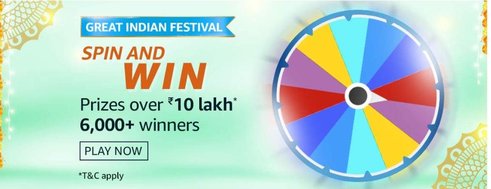 Great Indian Festival Spin And Win Quiz