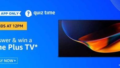 One Plus TV Amazon Quiz Answers