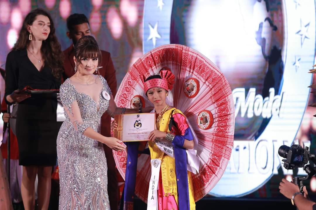 SUHANI BEHURA, crowned as 1st RUNNER UP in pre teen category of VIRUS FILM & ENTERTAINMENT BEAUTY PAGEANT 2021