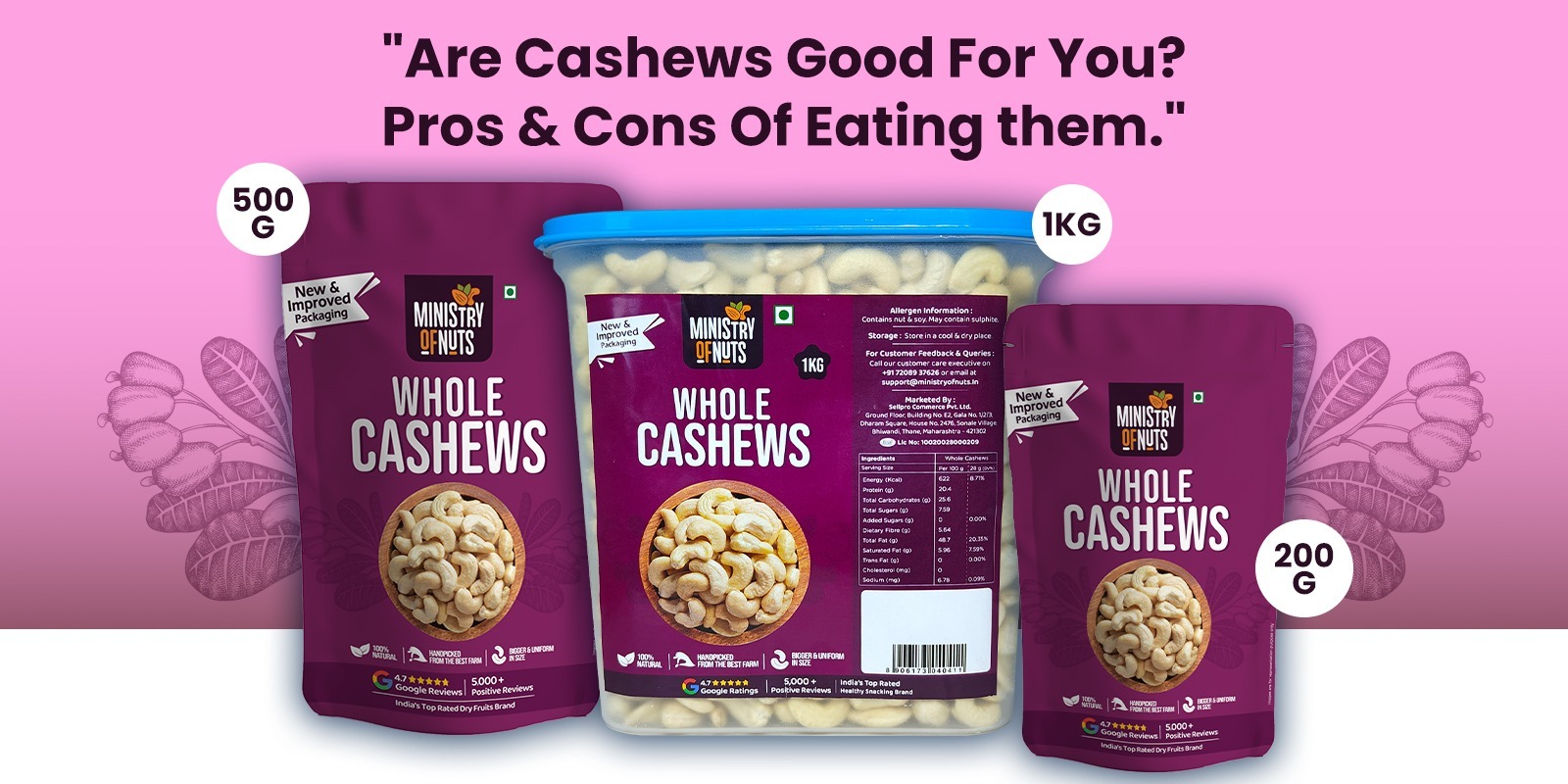 Cashews are the Healthy