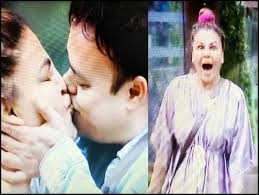 Bigg Boss 15: Rakhi Sawant can't stop blushing as Husband Ritesh Kisses her