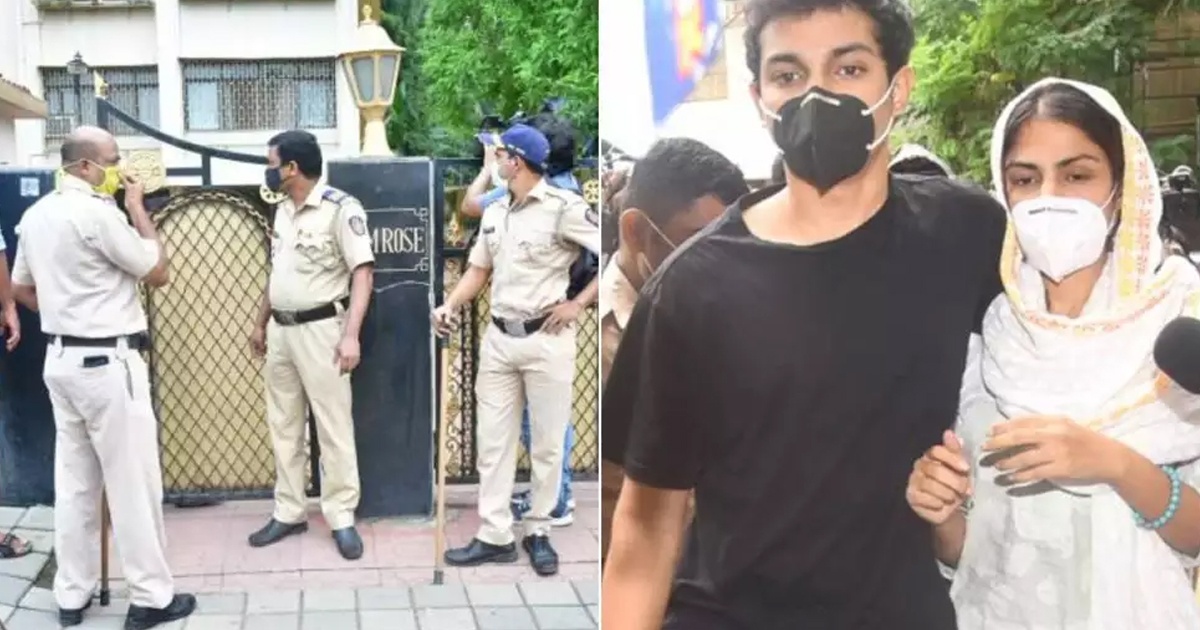 NCB raids Rhea Chakraborty's house, detain Showik and Samuel Mranda